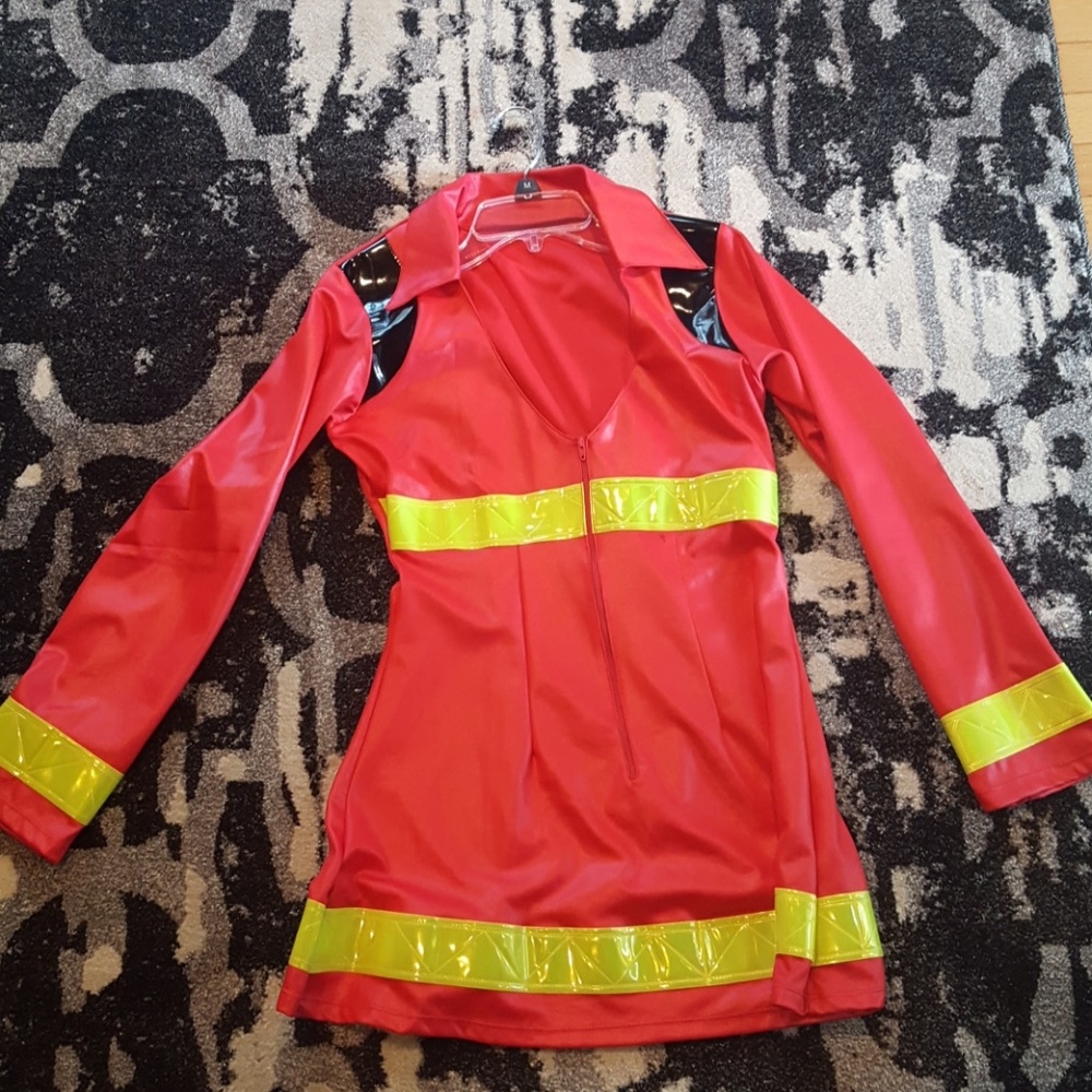 Women's sexy firefighter costume